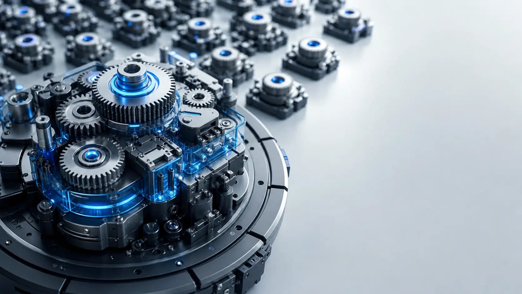 A connected operating system emerging from separate pieces of work